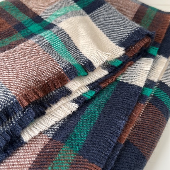 Accessories - Plaid Oversized Blanket Scarf Wrap